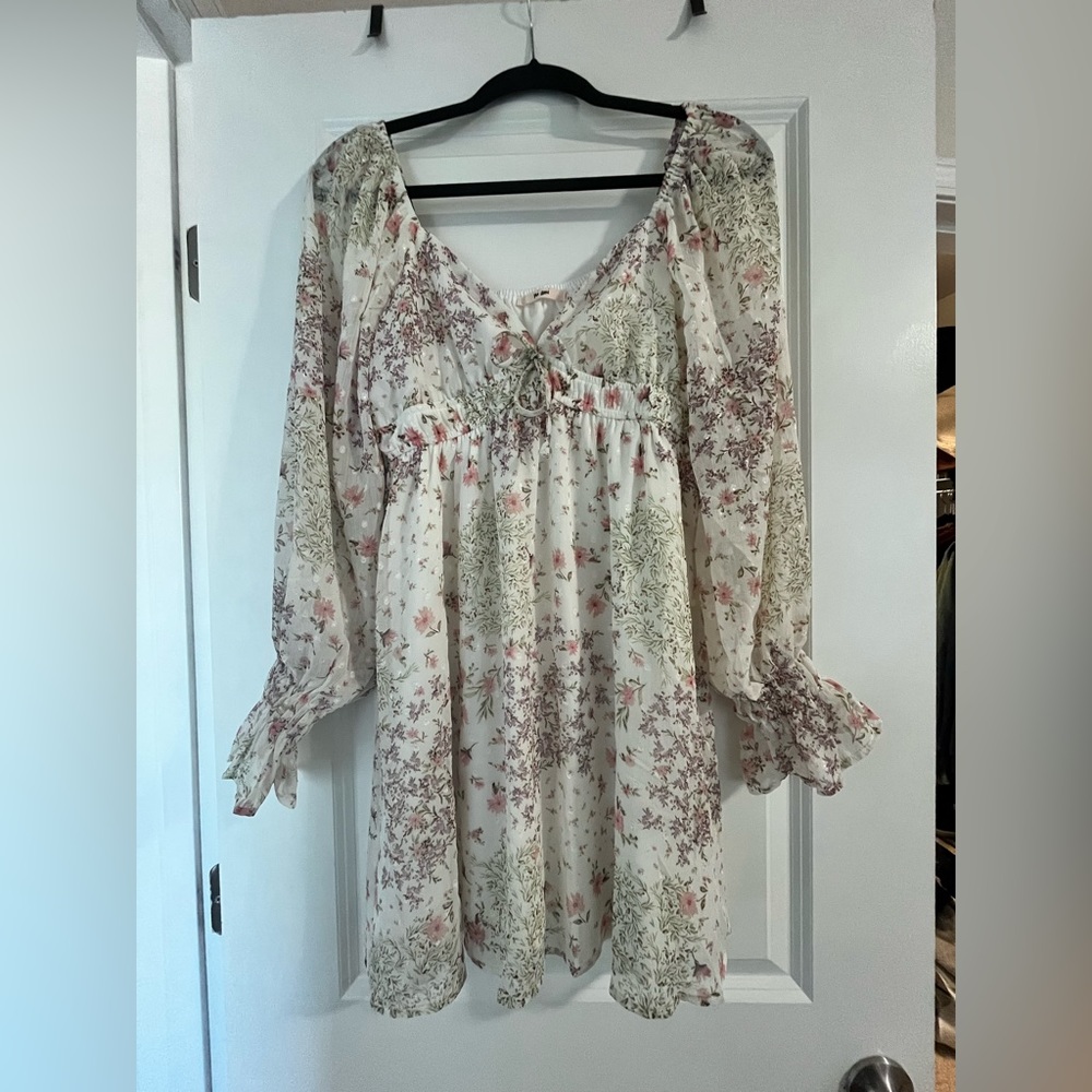 Francesca’s Mi Ami Long Sleeve Floral Dress